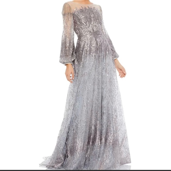 Mac Duggal A-line Dress🤍 - Picture 2 of 4